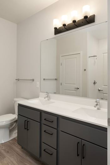 Double bathroom vanities*